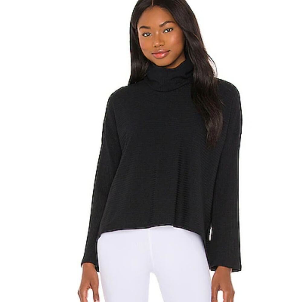 Free People FP Movement Can't Handle This Turtleneck in Black Small